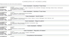 Desktop Screenshot of homecare.erecruit.co.uk