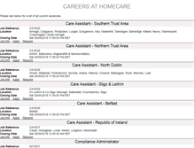 Tablet Screenshot of homecare.erecruit.co.uk