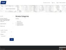 Tablet Screenshot of ciplamedpro.erecruit.co.za