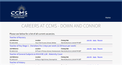 Desktop Screenshot of dc-ccms.erecruit.co.uk