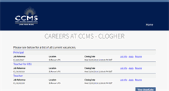 Desktop Screenshot of cl-ccms.erecruit.co.uk