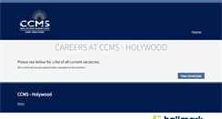 Desktop Screenshot of hq-ccms.erecruit.co.uk