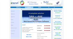 Desktop Screenshot of erecruit.co.in