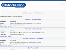 Tablet Screenshot of medicare.erecruit.co.uk